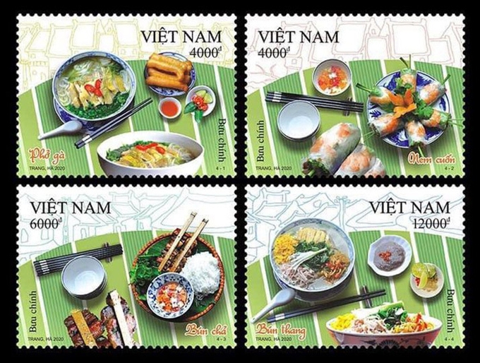 Phát hành bộ tem "Ẩm thực Việt Nam"