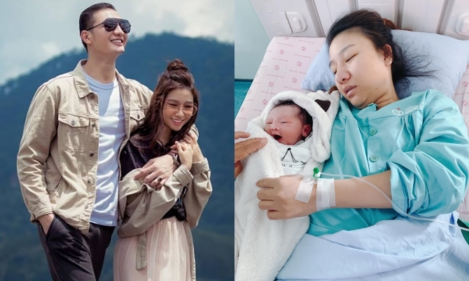 “Tám” với bé Sol nhà Đoan Trang, Trường Giang bất ngờ hé lộ tháng tuổi thật của con gái đầu lòng
