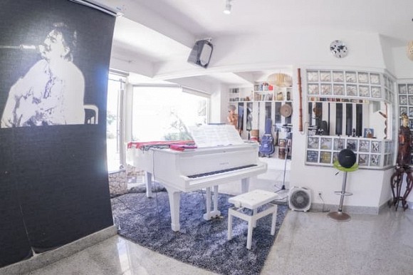 Không gian căn hộ, nơi nhạc sĩ Trần Tiến đang nghỉ ngơi và dưỡng bệnh ở Vũng Tàu