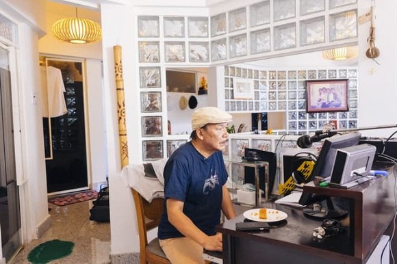 Không gian căn hộ, nơi nhạc sĩ Trần Tiến đang nghỉ ngơi và dưỡng bệnh ở Vũng Tàu