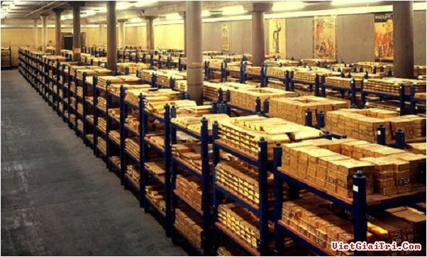 Top 10 Quốc gia có dự trữ vàng lớn nhất thế giới