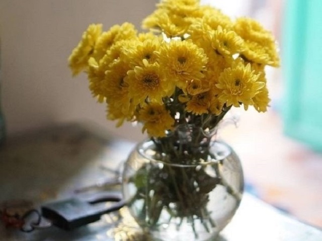 Cách cắm hoa cúc vàng để bàn thờ sao cho đẹp & trang nghiêm